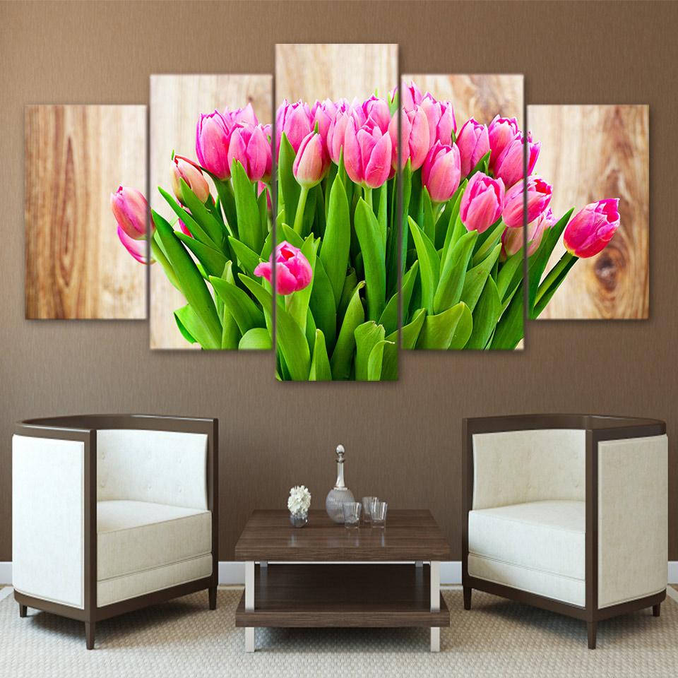 Pink Tulip – Nature Canvas Wall Art