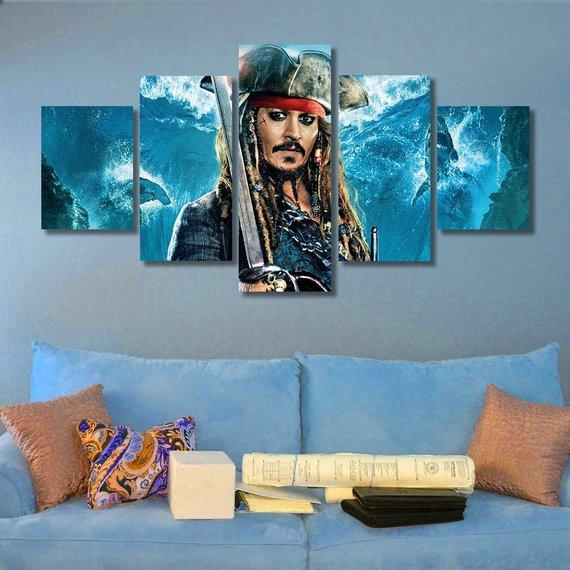 Pirates Of The Caribbean 05 – Movie Canvas Wall Art