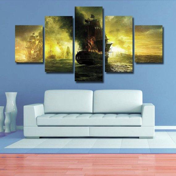 Pirates Of The Caribbean 10 – Movie Canvas Wall Art