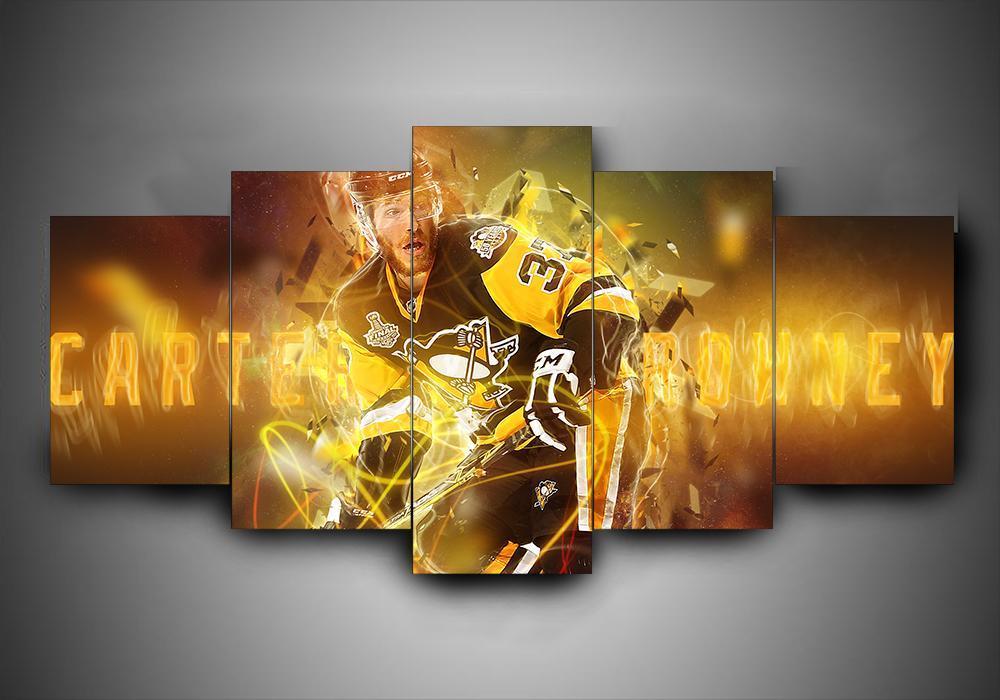Pittsburgh Penguins – Carter Rowney – Sport Canvas Wall Art