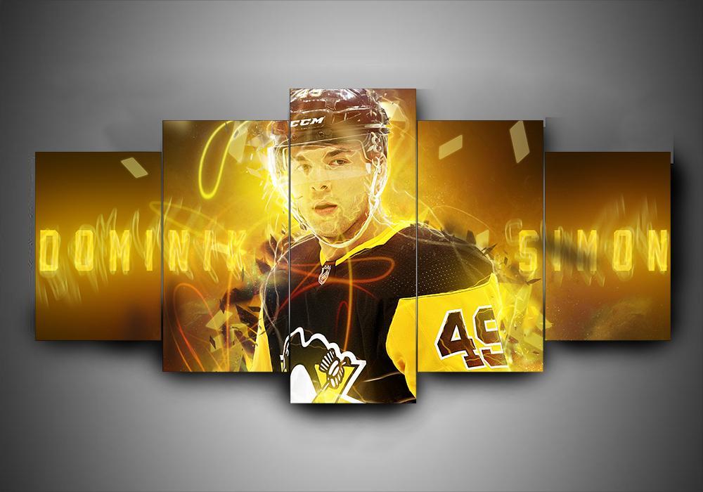 Pittsburgh Penguins – Dominik Simon – Sport Canvas Wall Art
