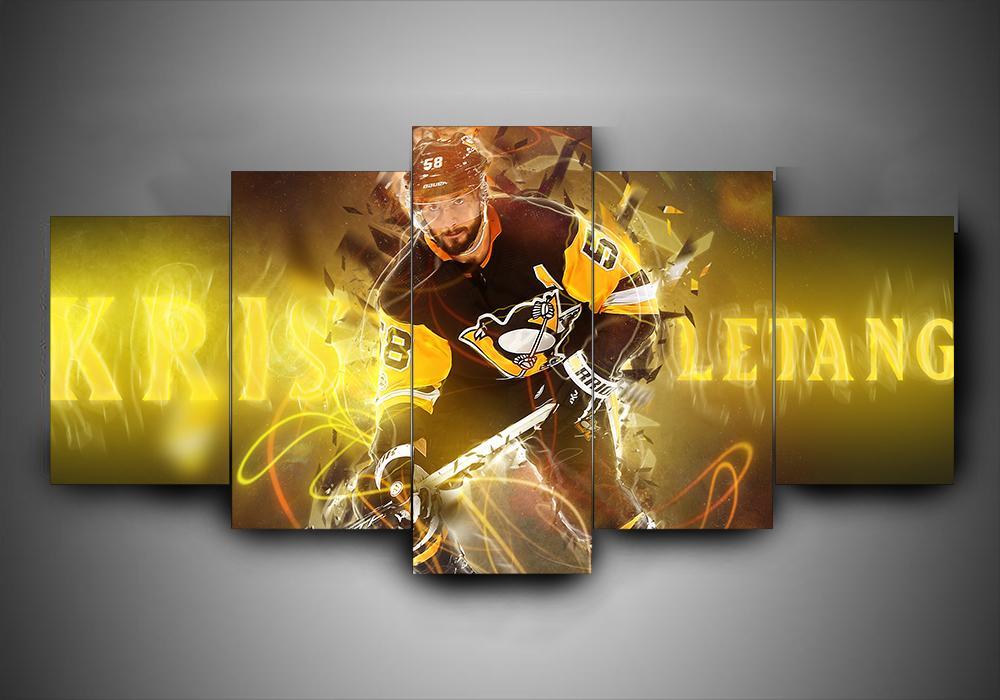 Pittsburgh Penguins – Kris Letang – Sport Canvas Wall Art