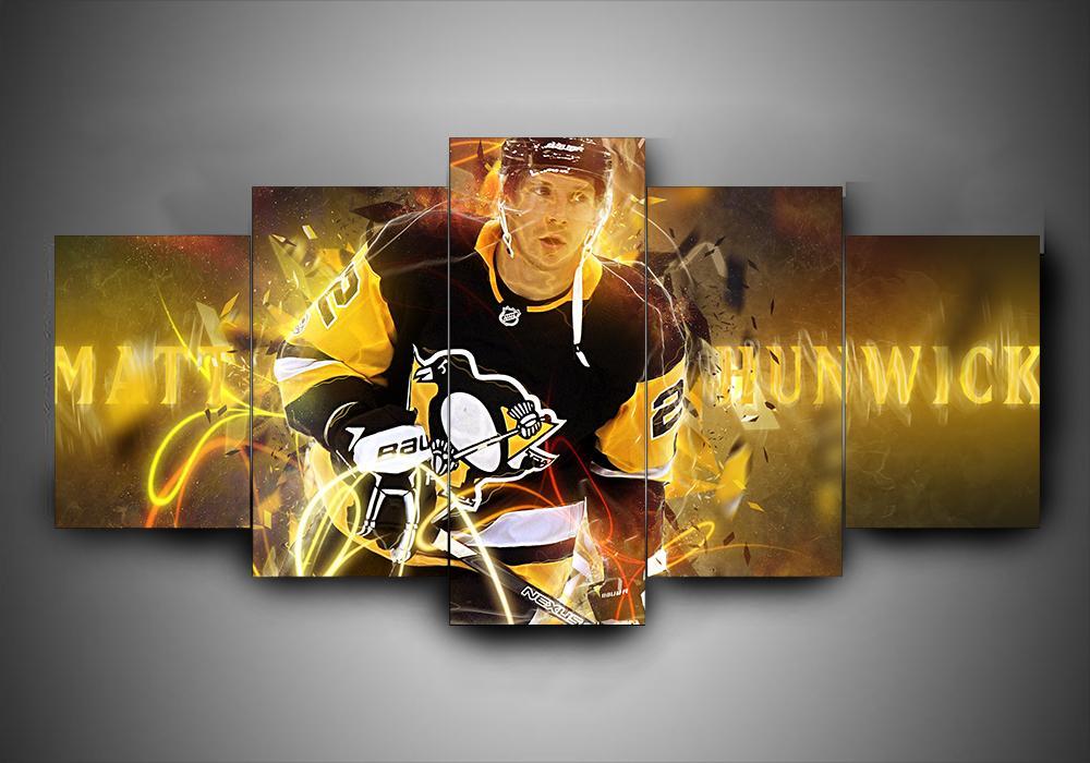 Pittsburgh Penguins – Matt Hunwick – Sport Canvas Wall Art