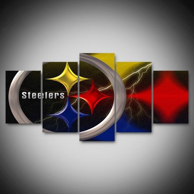 Pittsburgh Steelers – Abstract Canvas Wall Art