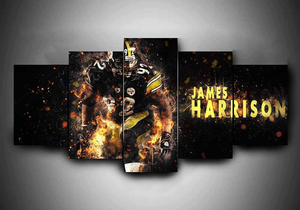 Pittsburgh Steelers – James Harrison – Sport Canvas Wall Art