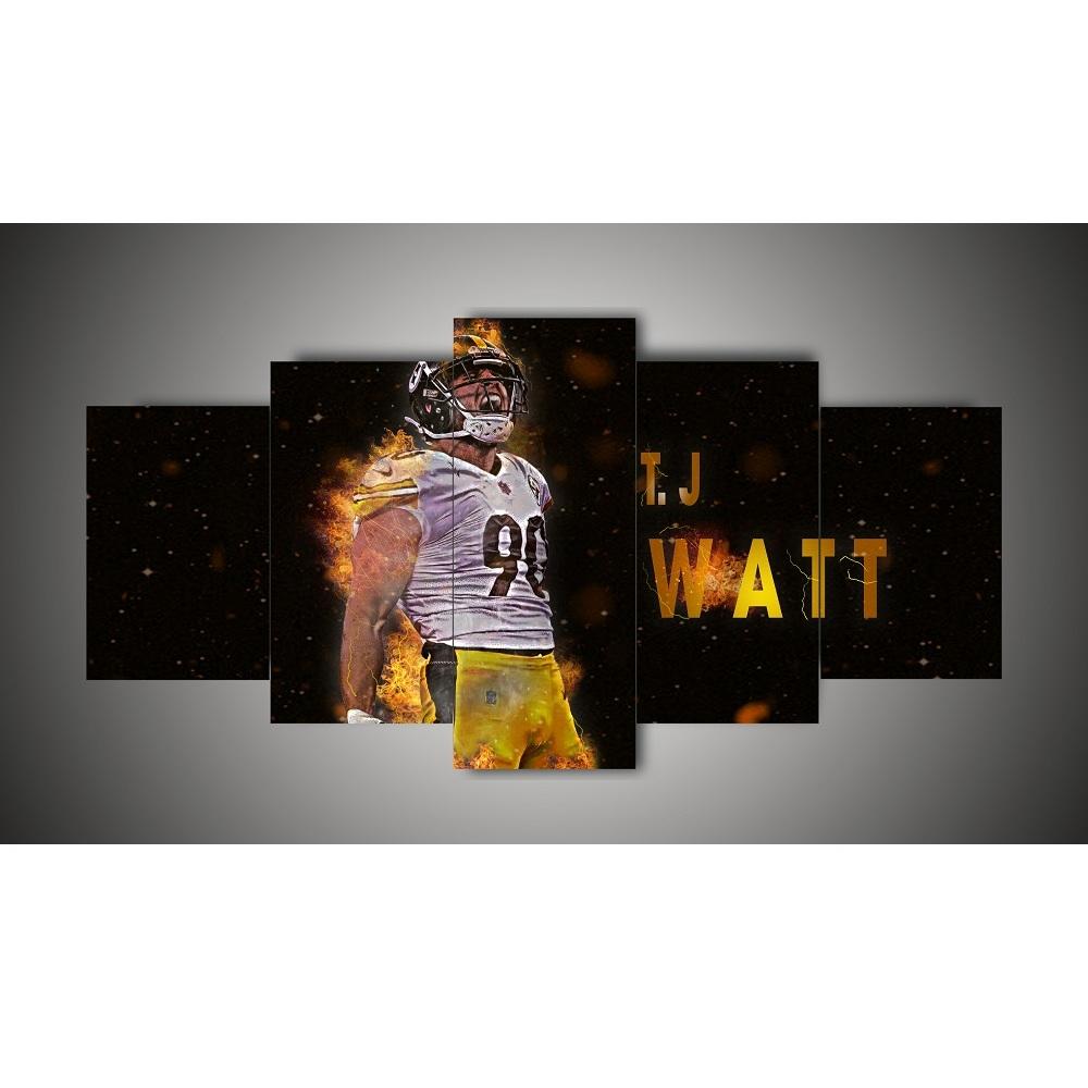 Pittsburgh Steelers – T.J. Watt – Sport Canvas Wall Art