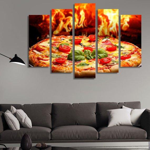 Pizza 02 – Kitchen Canvas Wall Art