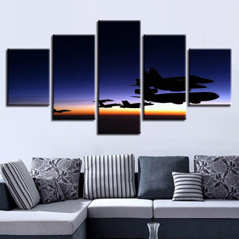 Plane 74 – Space Canvas Wall Art