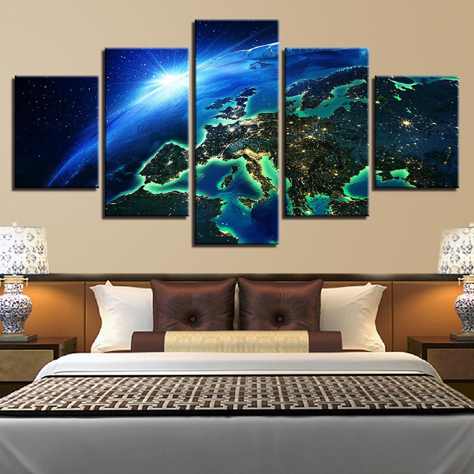 Planet 42 – Space Canvas Wall Art