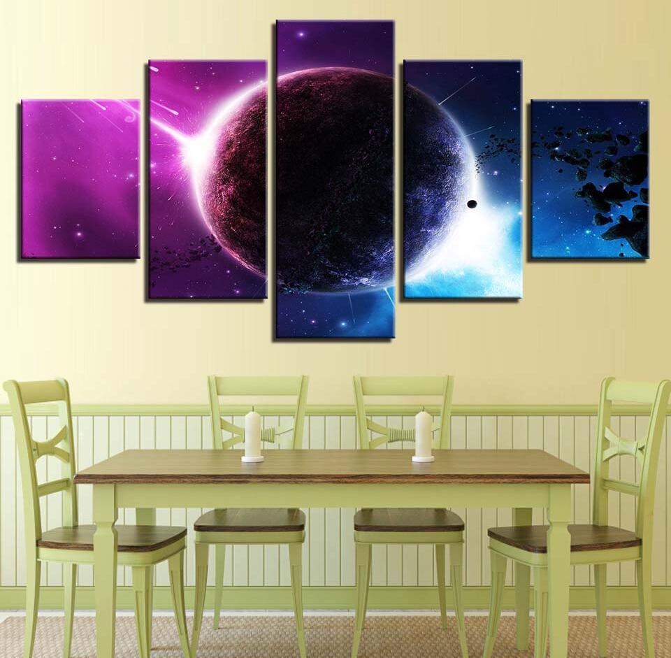 Planet Earth 5 – Space Canvas Wall Art