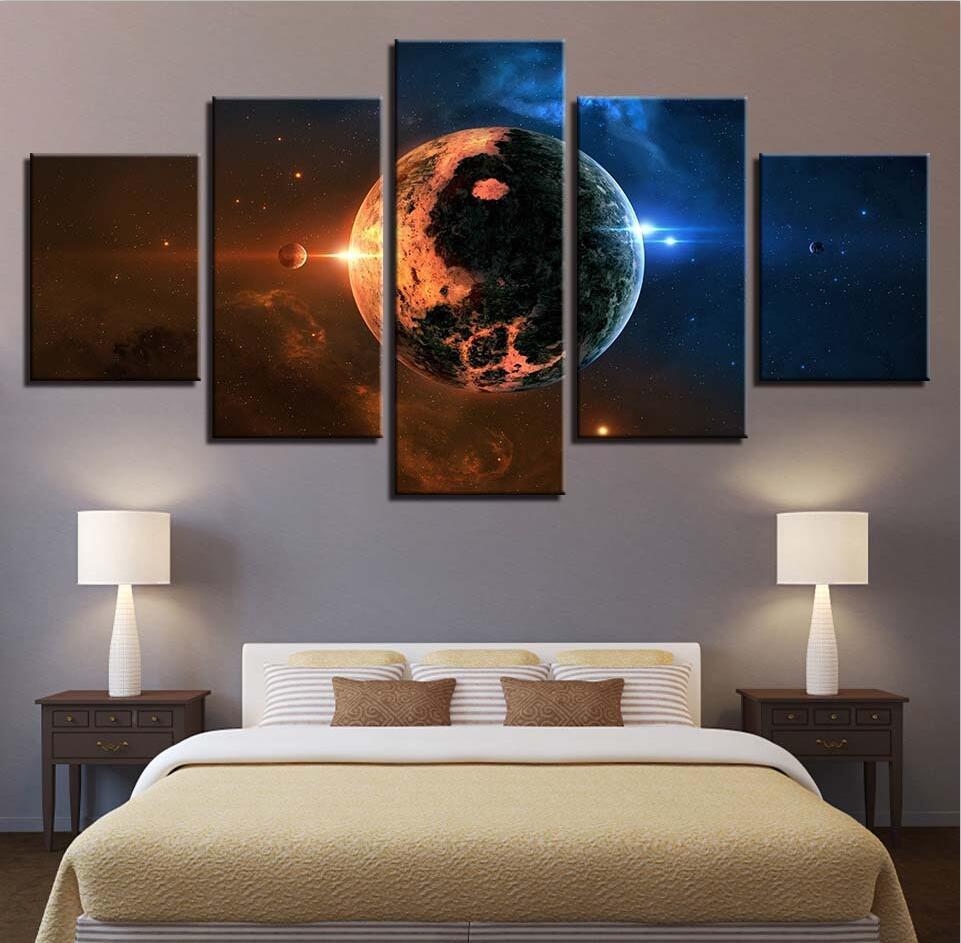 Planet Earth 9 – Space Canvas Wall Art
