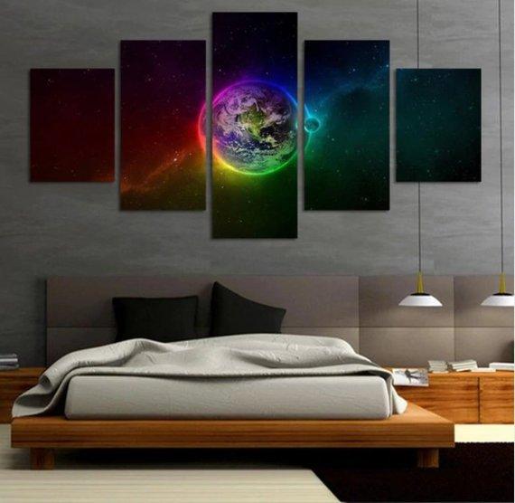 Planet Earth Universe 1 – Space Canvas Wall Art