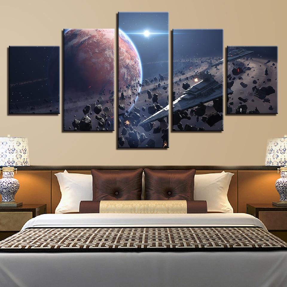 Planet Landscape 5 – Space Canvas Wall Art