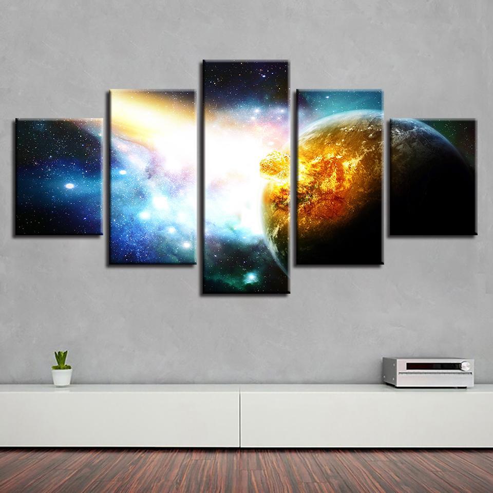 Planet Landscape – Space Canvas Wall Art