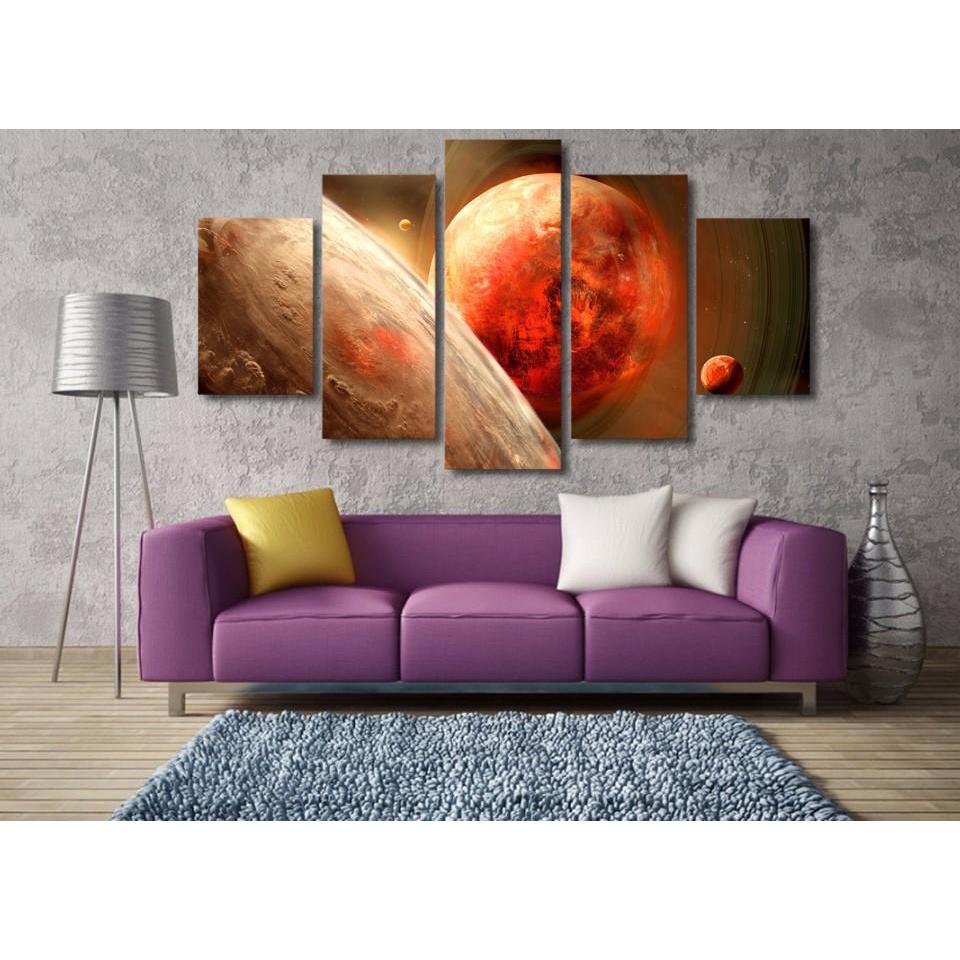 Planet The One – Space Universe Canvas Wall Art