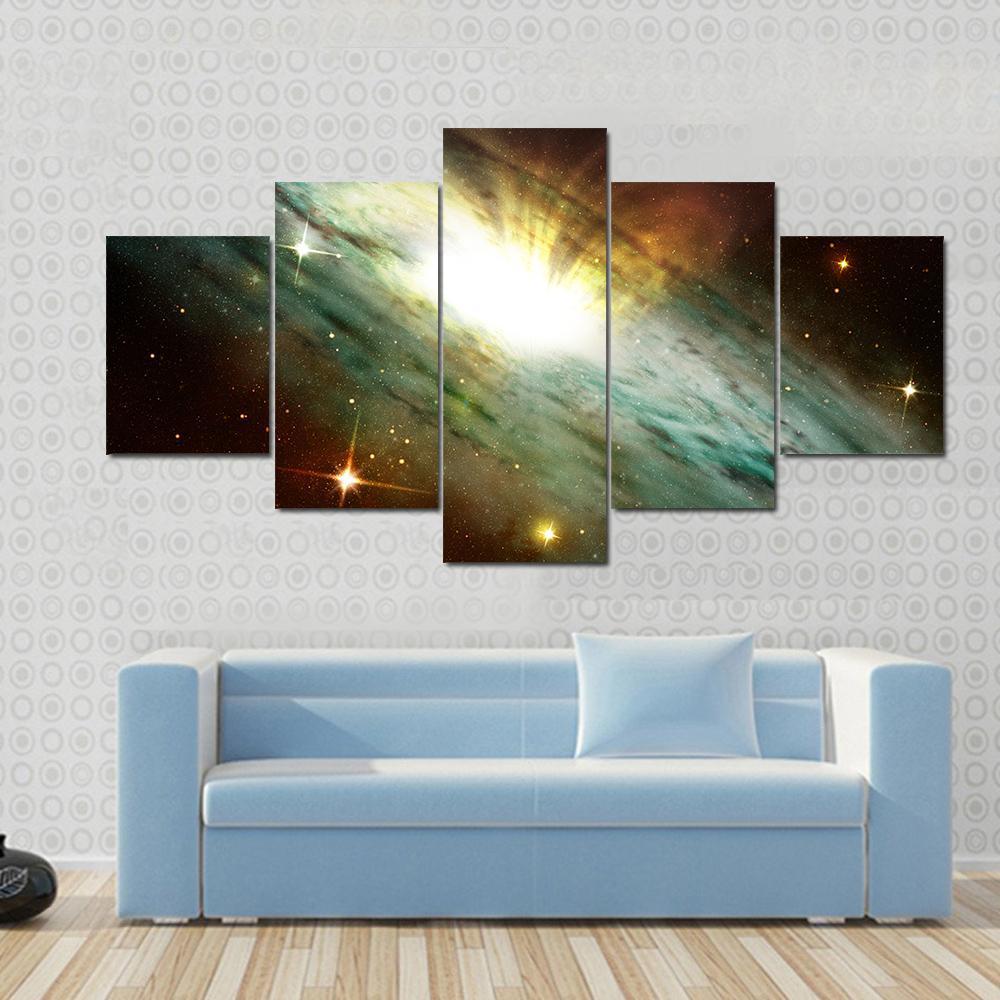 Planetary Nebula In Deep – Space Canvas Wall Art
