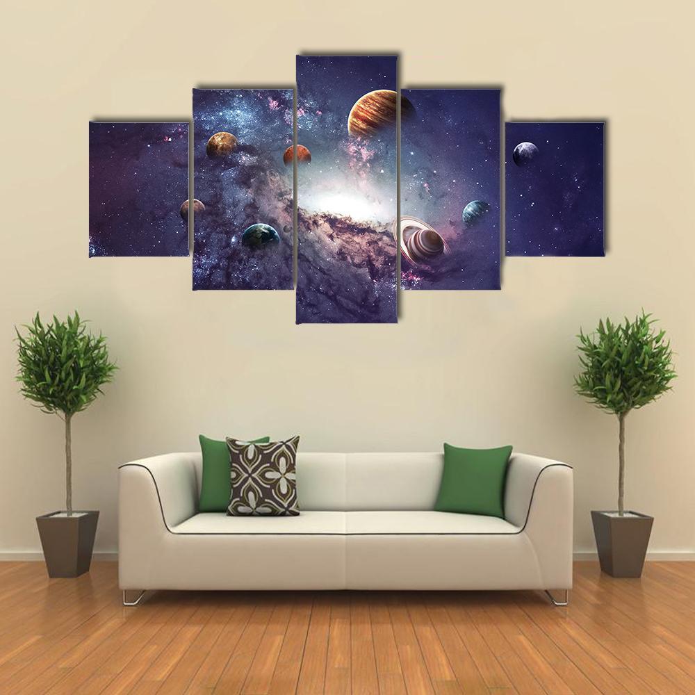 Planets Of The Solar System – Space Canvas Wall Art