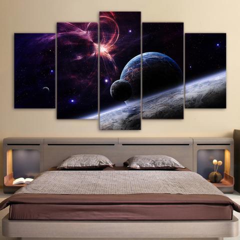 Planets, Stars And Galaxies – Space Canvas Wall Art