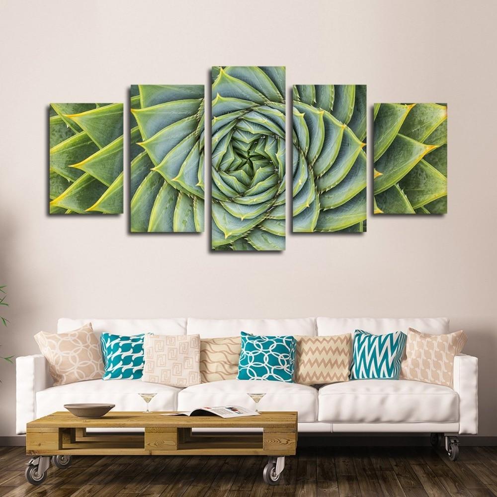 Plant Spiral Aloe – Nature Canvas Wall Art