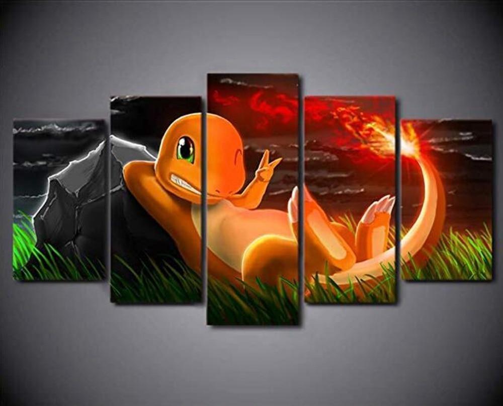 Pokemon Charmander Anime – Canvas Wall Art