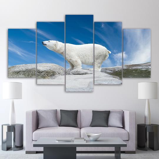 Polar Bear 2 – Animal Canvas Wall Art