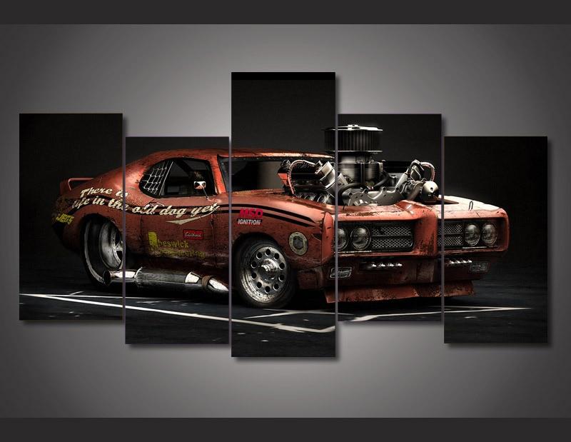 Pontiac Gto American Muscle – Automative Canvas Wall Art