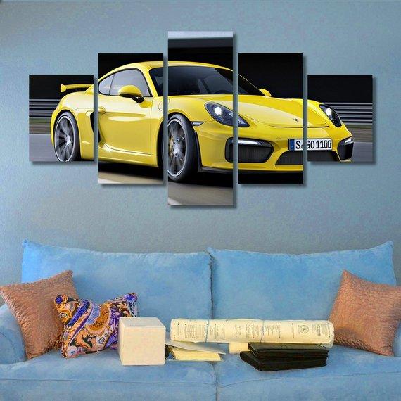 Porsche Cayman Gt4 – Automative Canvas Wall Art