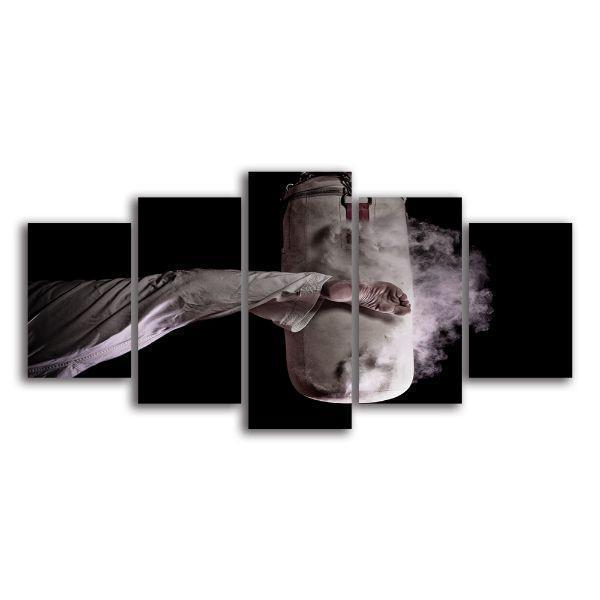 Power Kick – Sport Canvas Wall Art