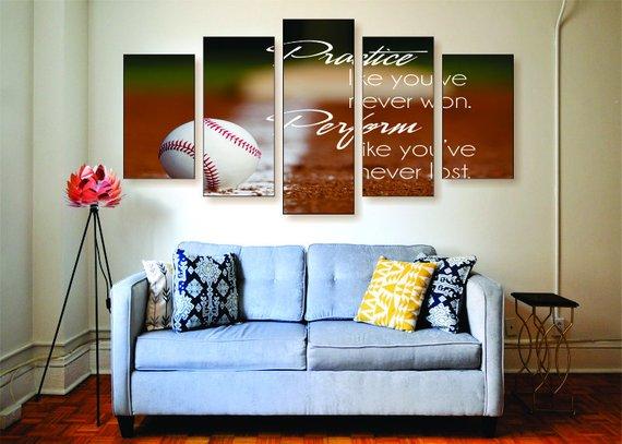 Practice Perform – Sport Canvas Wall Art