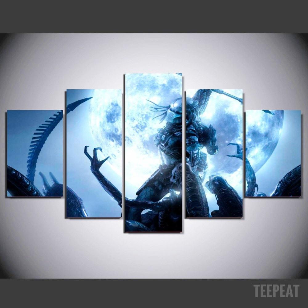 Predator Vs Aliens – Movie Canvas Wall Art