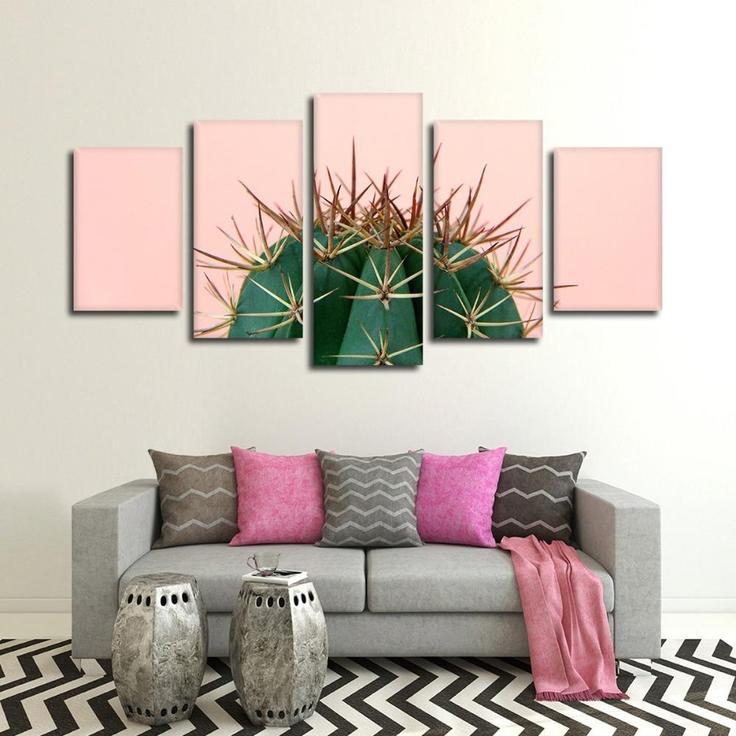 Prickly Cactus 1 – Nature Canvas Wall Art