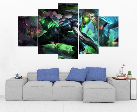 Project Ekko – League Of Legends – Gaming Canvas Wall Art