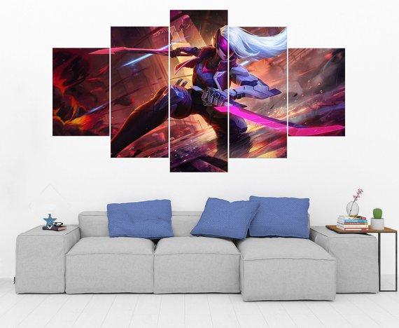 Project Katarina League Of Legends – Gaming Canvas Wall Art
