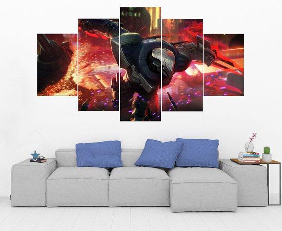 Project Zed League Of Legends Gaming Canvas Wall Art