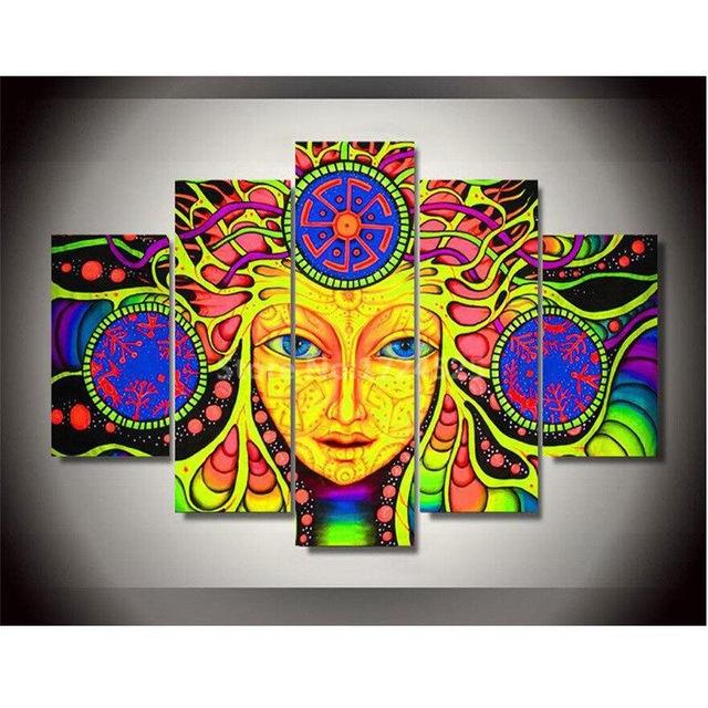 Psychadelic Mandala – Abstract Canvas Wall Art