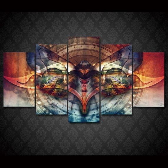 Psychedelic Butterfly 1 – Abstract Animal Canvas Wall Art