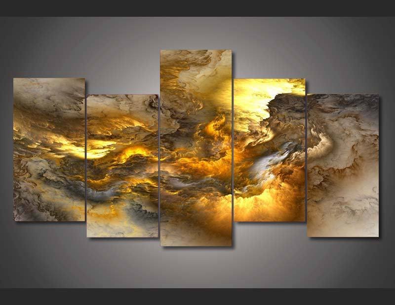 Psychedelic Light Nebula 1 – Abstract Canvas Wall Art