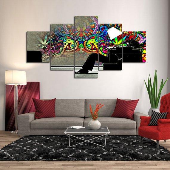 Psychedelic Music – Music Canvas Wall Art