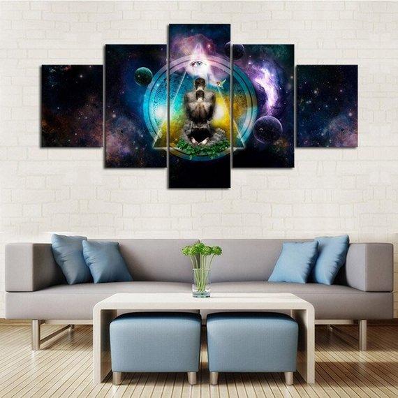 Psychedelic Space – Space Canvas Wall Art