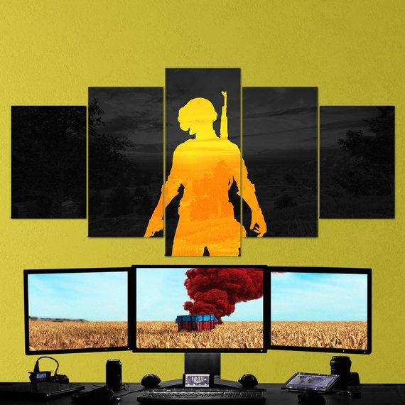 Pubg Hide – Gaming Canvas Wall Art