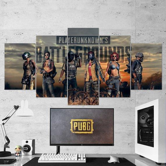 Pubg Playerunknowns Battlegrounds 02 – Gaming Canvas Wall Art