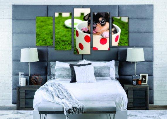 Puppy Mug – Animal Canvas Wall Art