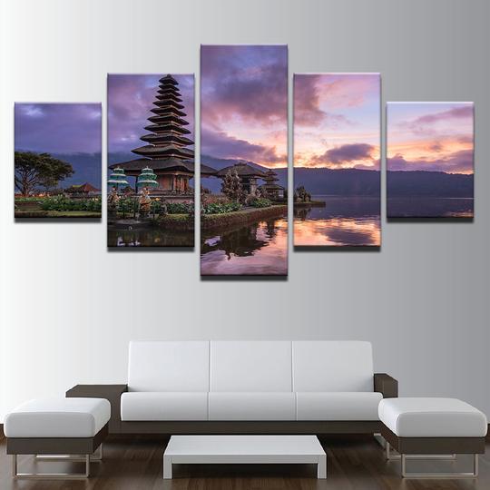 Pura Ulun Danu Bratan Bali Indonesia – Animal Canvas Wall Art