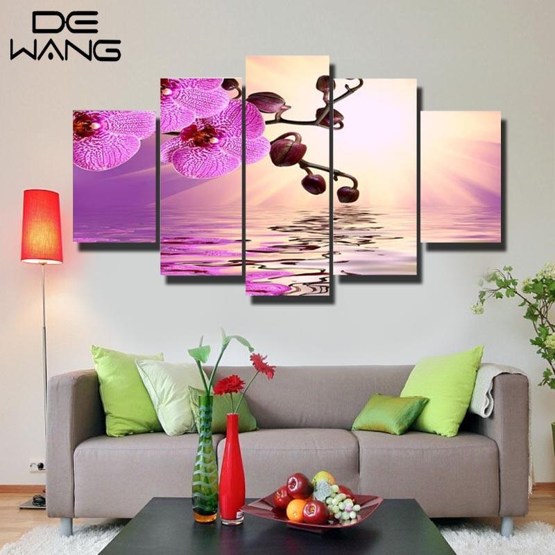 Purple Flowers 1 – Nature Canvas Wall Art