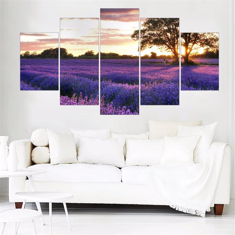 Purple Lavender – Nature Canvas Wall Art