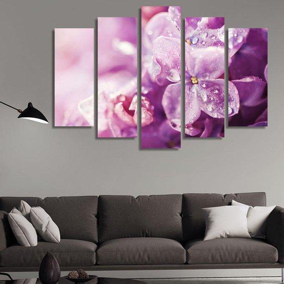 Purple Orchids – Nature Canvas Wall Art