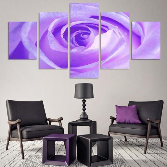 Purple Rose 1 – Nature Canvas Wall Art