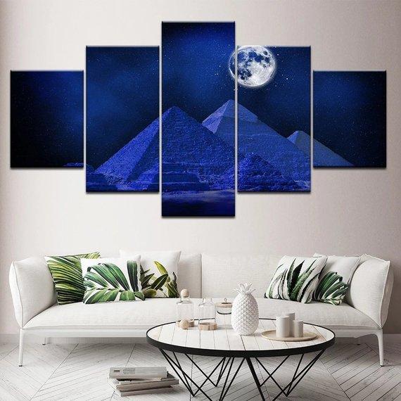 Pyramid Egyptian – Nature Canvas Wall Art