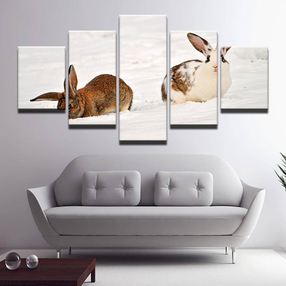 Rabbit 5 – Animal Canvas Wall Art