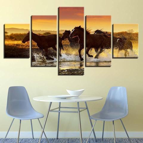 Racing Horses – Animal Canvas Wall Art